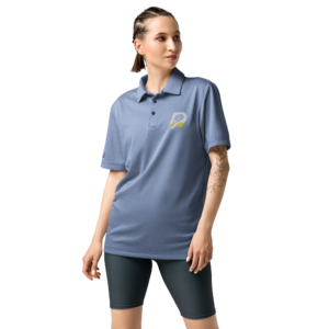 padel tennis vip unisex space dyed polo shirt built on adidas® equipment