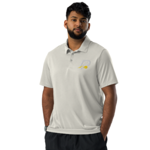 padel tennis vip unisex space dyed polo shirt built on adidas® equipment