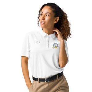 padel tennis vip women’s polo built on under armour® equipment